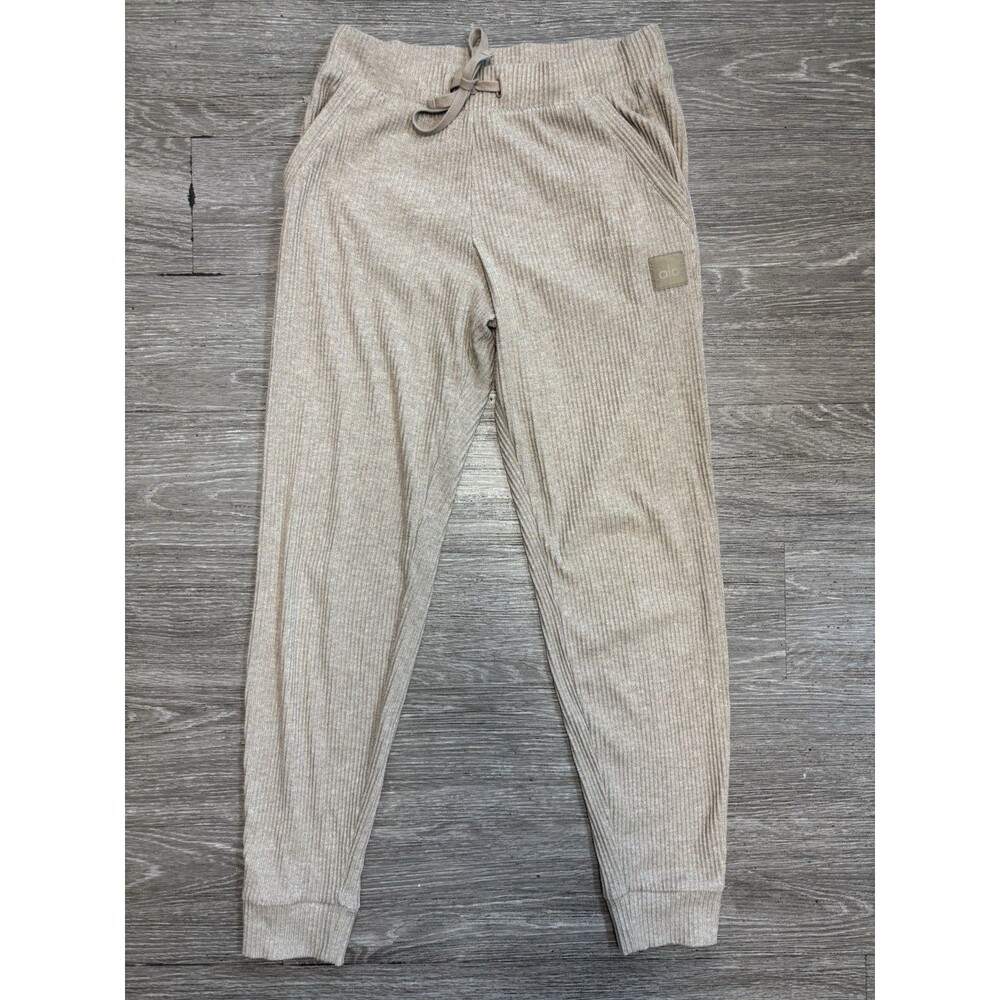 Alo Yoga Muse Sweatpant Joggers Women's Gravel Heather Size Medium - Picture 2 of 10
